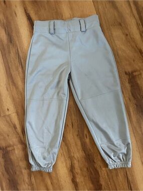 Kids Gray Baseball Softball Pants
